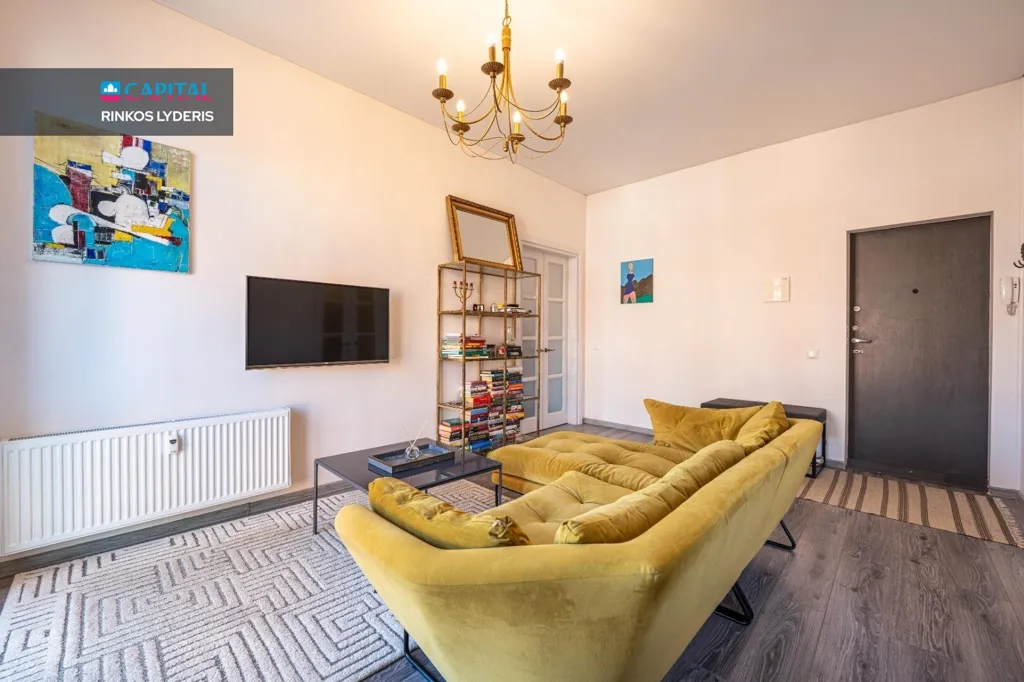 Séjour - 2-Bedroom Apartment with Balcony in Klaipėda Centre