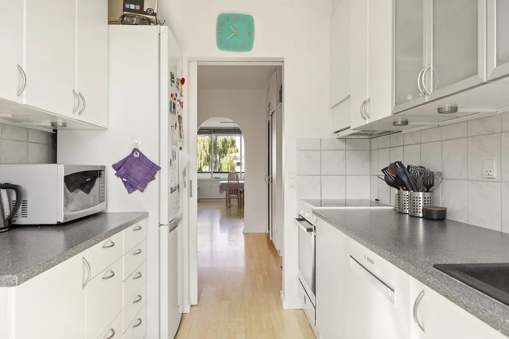 Cucina - Apartment with Balcony in Roskilde