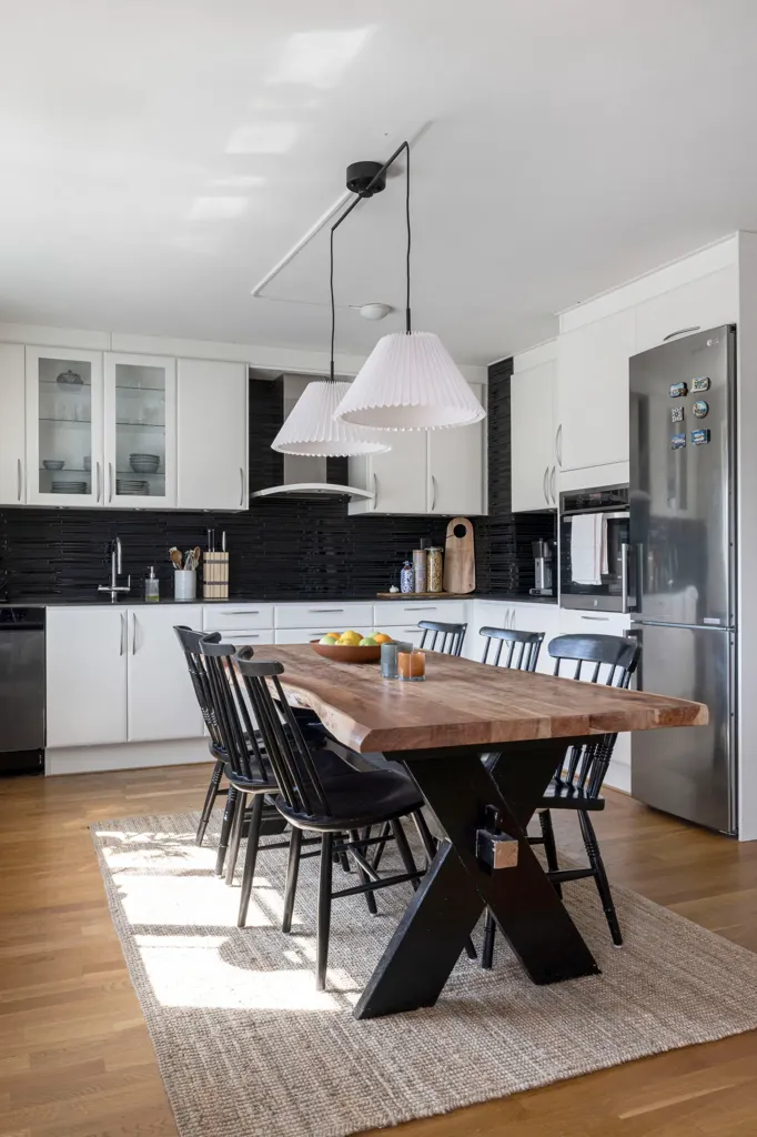 Sala da pranzo - Modern Flat with Balcony in Central Halmstad