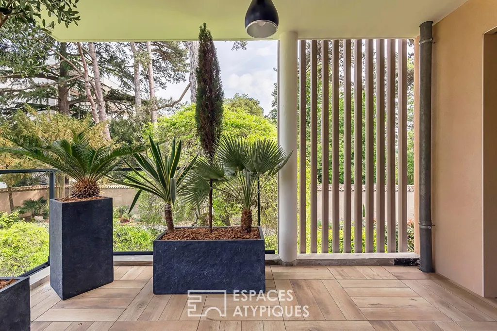 Terrasse - Appartement de Luxe avec Terrasse à Écully