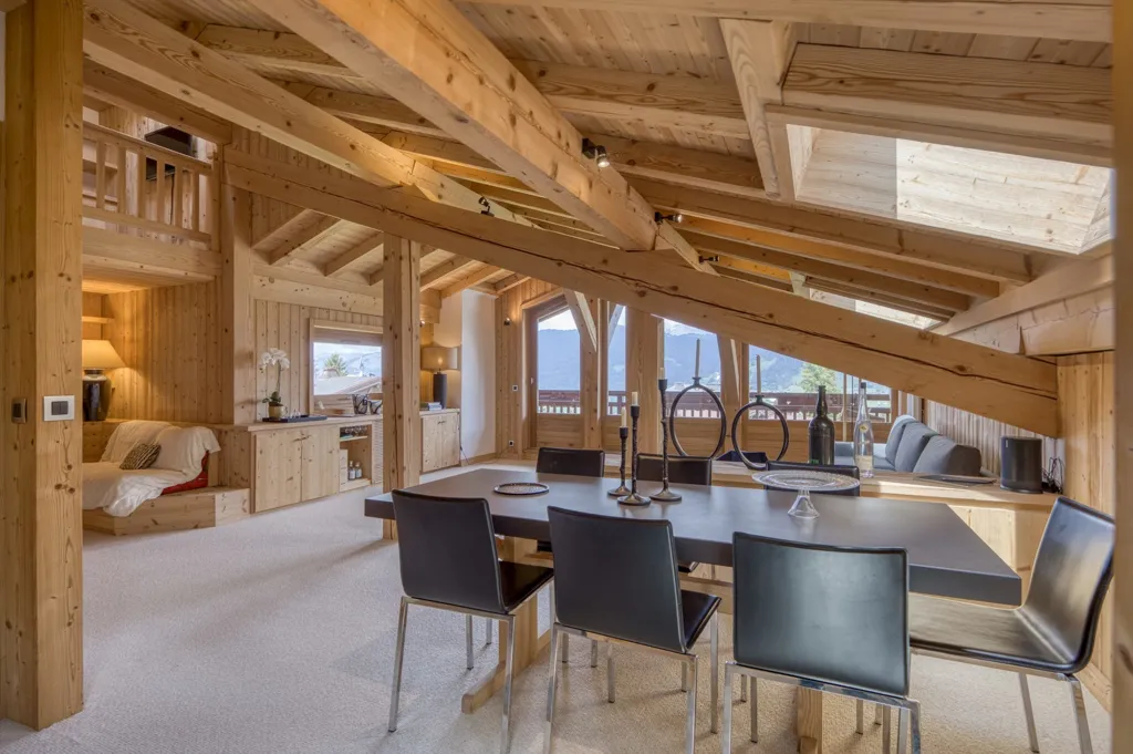 Söögituba - Ski-In/Ski-Out Apartment in Megève