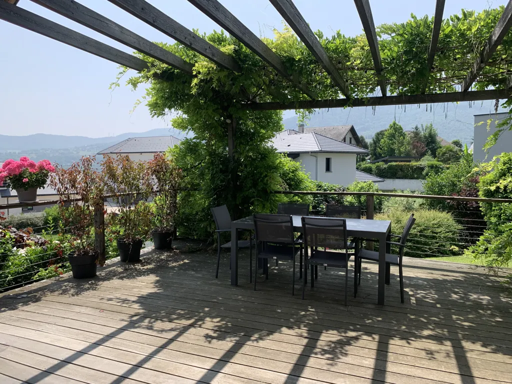Terrasse - Maison 5 Chambres avec Vue Panoramique à Vimines