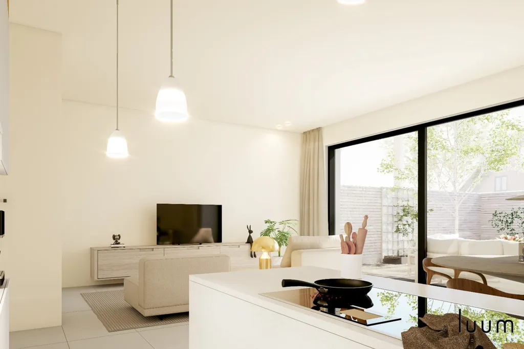 Newly Built Apartment with Garden in Oostende