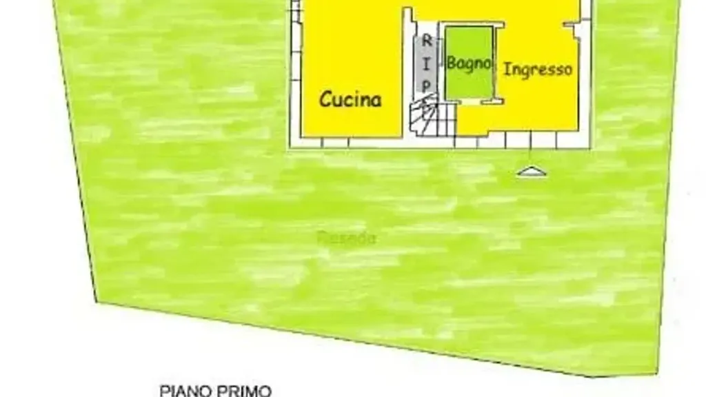 Plan - Villa with Private Park in Rignano Sull'Arno