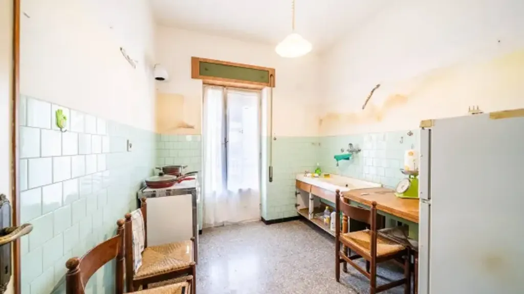 Cuisine - Apartment with Balcony in Rome