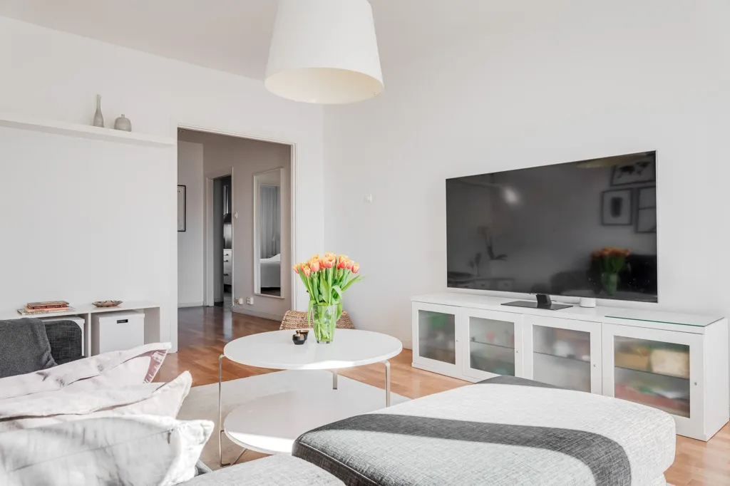 Séjour - Central Flat with Harbour View in Luleå