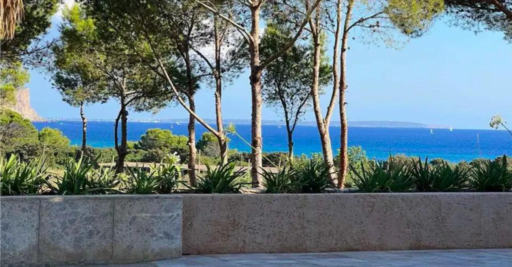 Terrasse - Contemporary Villa with Sea View near Sa Caleta