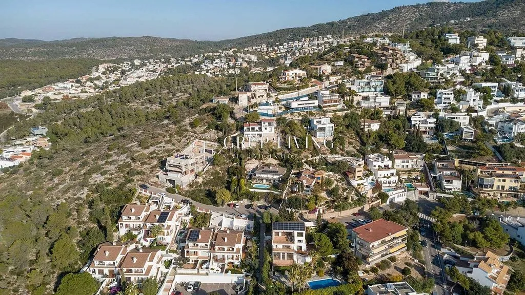 Vue aérienne - Contemporary Villa with Sea View in Sitges