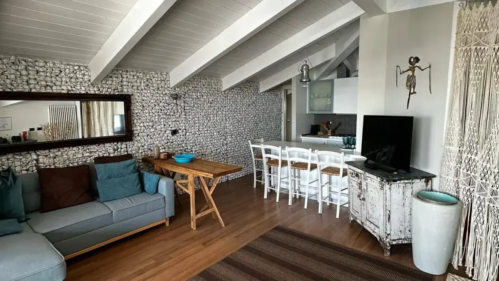Soggiorno - Seafront Studio with Terrace in Varazze