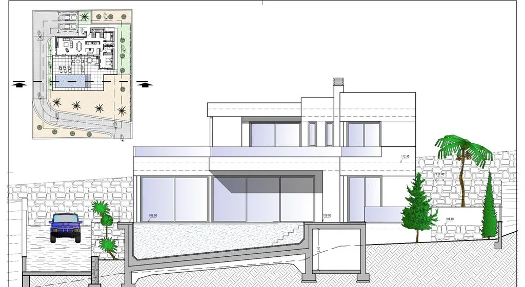 Modern Villa with Mountain Views in Calpe