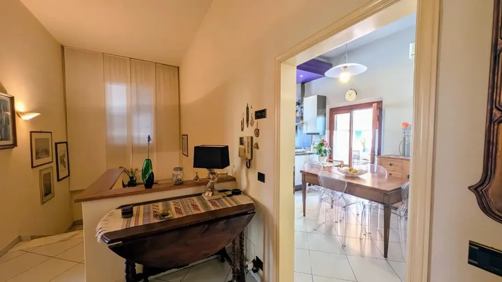 Söögituba - Rustic Apartment with Terrace in Sovigliana