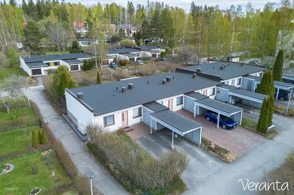 Vue aérienne - Modernised Apartment with Sauna in Loukonlahti, Pirkkala