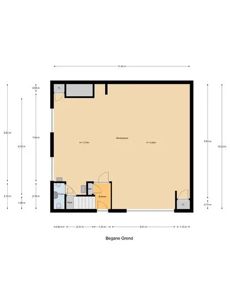 Plaan - Commercial Unit with Secure Outdoor Space in Strijen