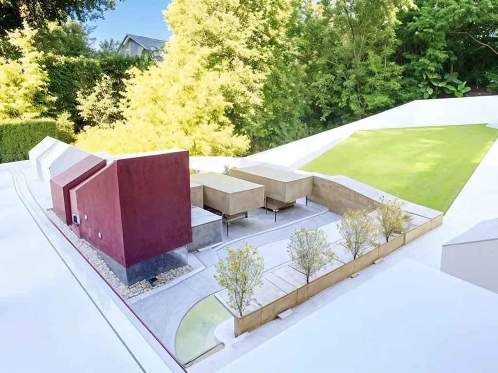 Vue aérienne - Terrain CU2 pour Villas et Appartements à Marche-en-Famenne