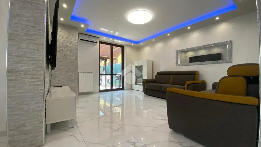 Living Room - Bright 2-Bedroom Apartment with Balcony in Corbetta