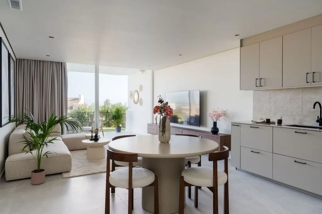 Köök - Luxury Apartment with Pool in Mijas, Andalusia