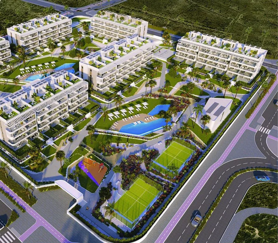 Õhuvaade - 3-Bedroom Apartment with Pool in Torrevieja