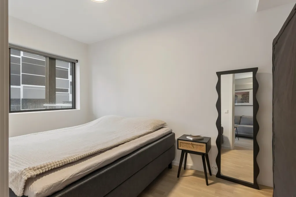 Bedrooms - Modern Flat with Lift and Garage in Karmøy