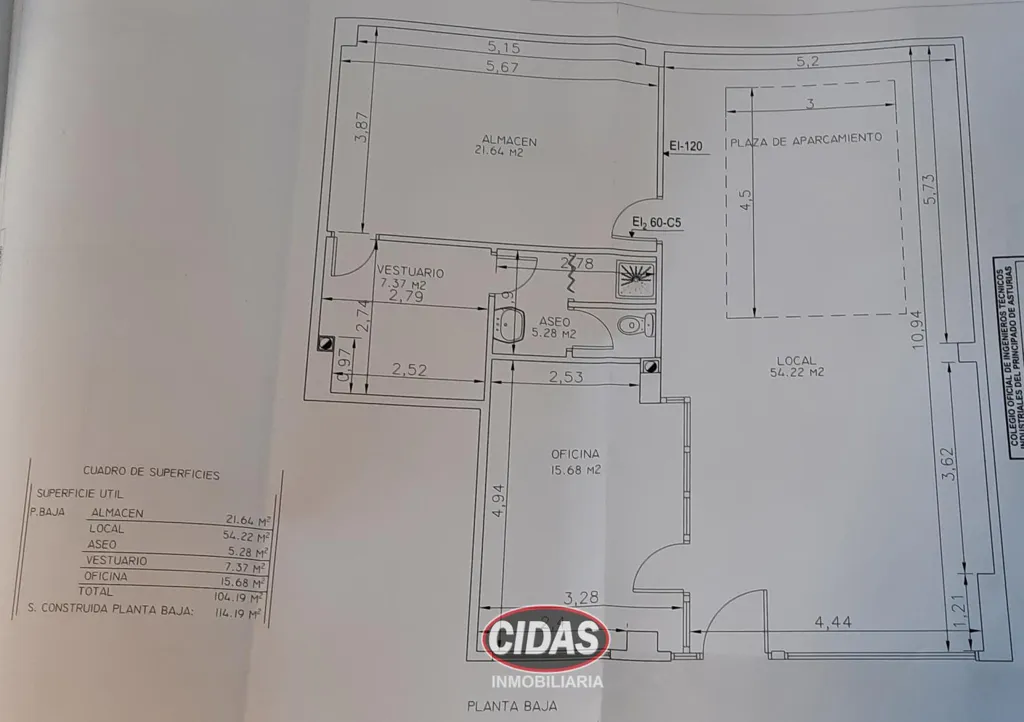 Plaan - Commercial Space with Parking in Oviedo