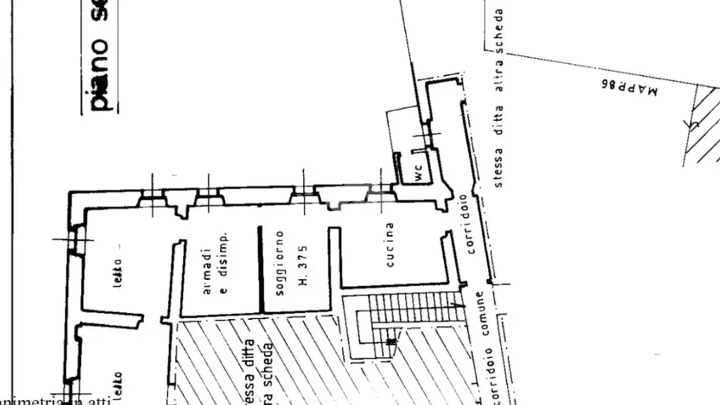 Plan - Historic Castle with 2 Ha Land in Parma