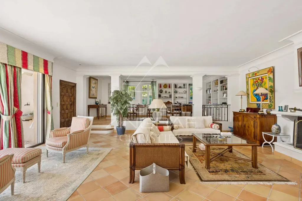 Séjour - Villa avec Piscine Chauffée à Vence