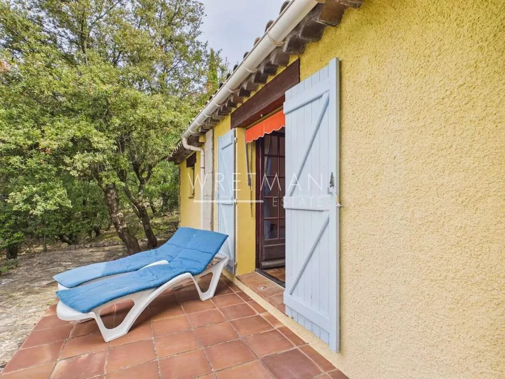 Terrasse - Maison avec Vue sur la Campagne à Tourtour