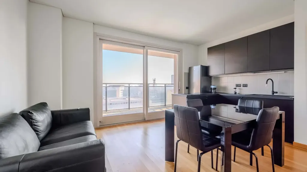 Séjour - Apartment with City View and Pool in Milan