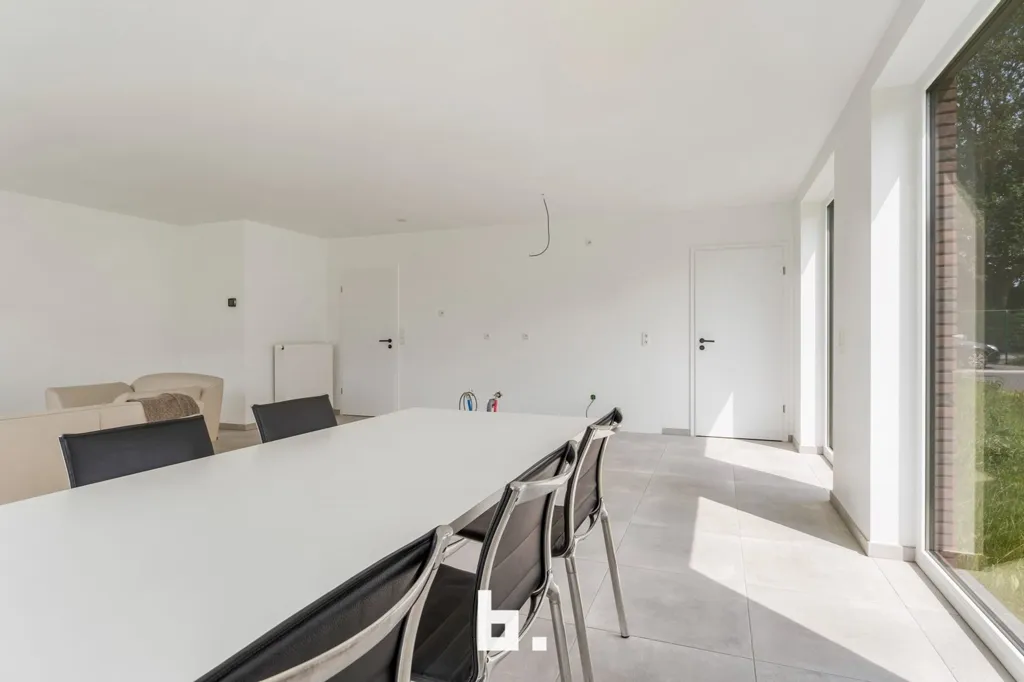 Dining Room - Modern House with Solar Panels in Hooglede