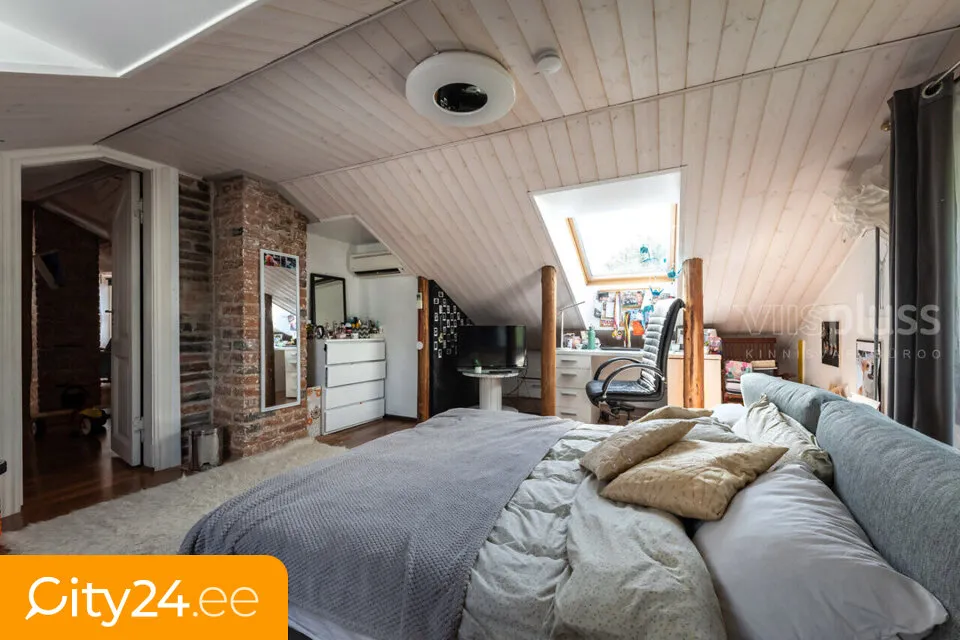 Chambres - Attic Flat with Terrace in Tartu Centre