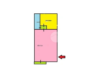 Plano - Duplex Apartment with Central Location in Voghera