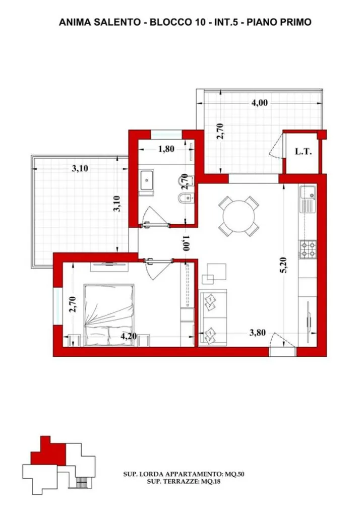 Floor Plan - Luxury Hotel with Sea View in Nardò, Apulia