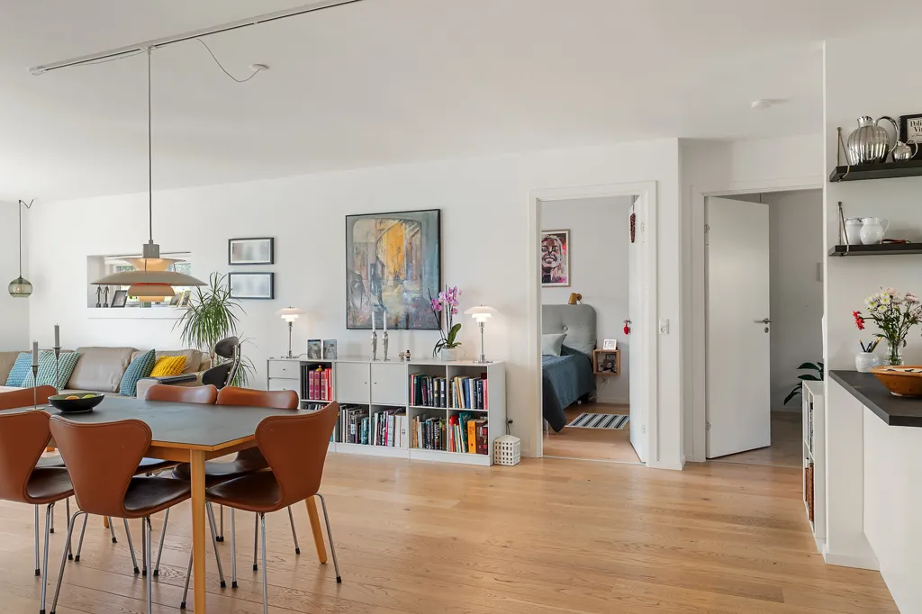 Dining Room - Modern Rowhouse with Garden in Ålsgårde