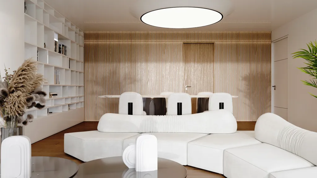 Séjour - Duplex with Sea View and Pool in Athens