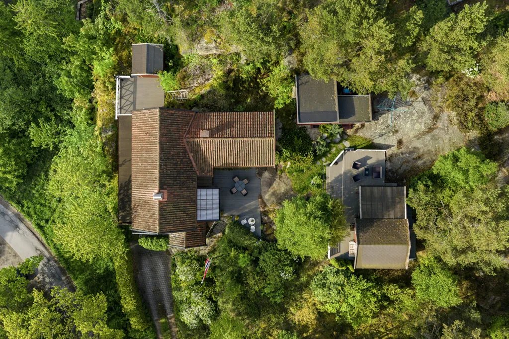 Õhuvaade - Charming Detached House with Garden in Kråkerøy