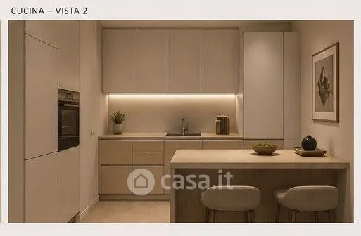 Cuisine - Newly Constructed Apartment with Veranda in Sestu