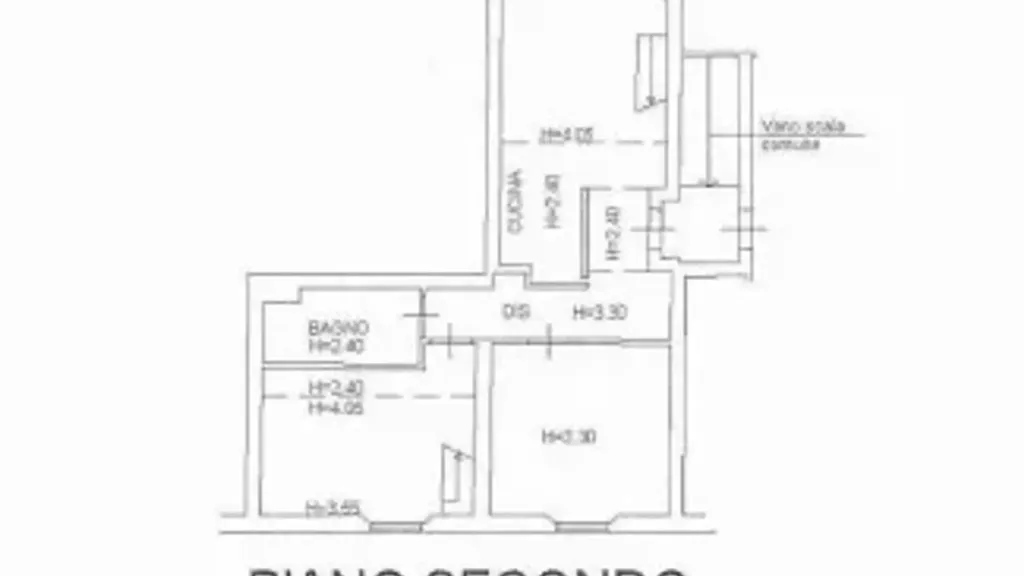 Planimetria - Restored Apartment with Private Garden in Empoli