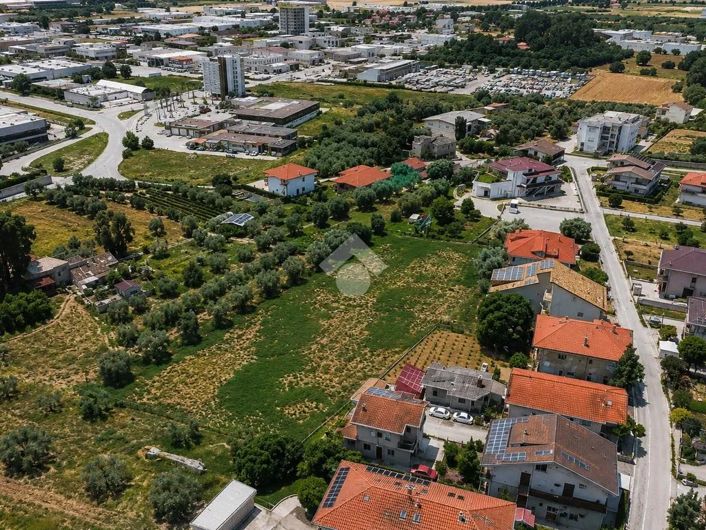 Aerial - Buildable Residential Plot in Mosciano Stazione
