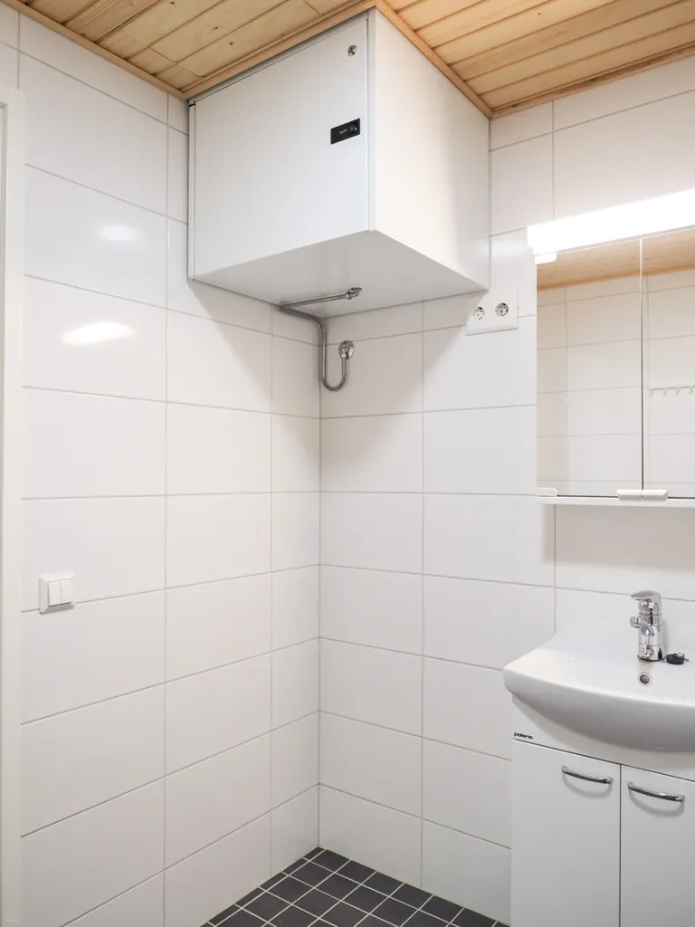 Salles de bain - Modern Studio Flat with Balcony in Korppolaismäki, Turku