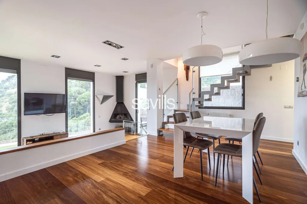 Sala da pranzo - Detached House with Pool in Vallvidrera