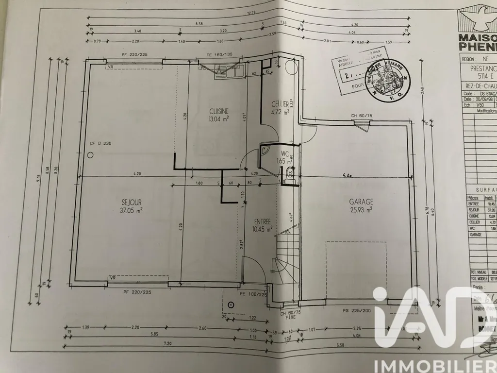Plan - Maison Indépendante avec Piscine à Vémars