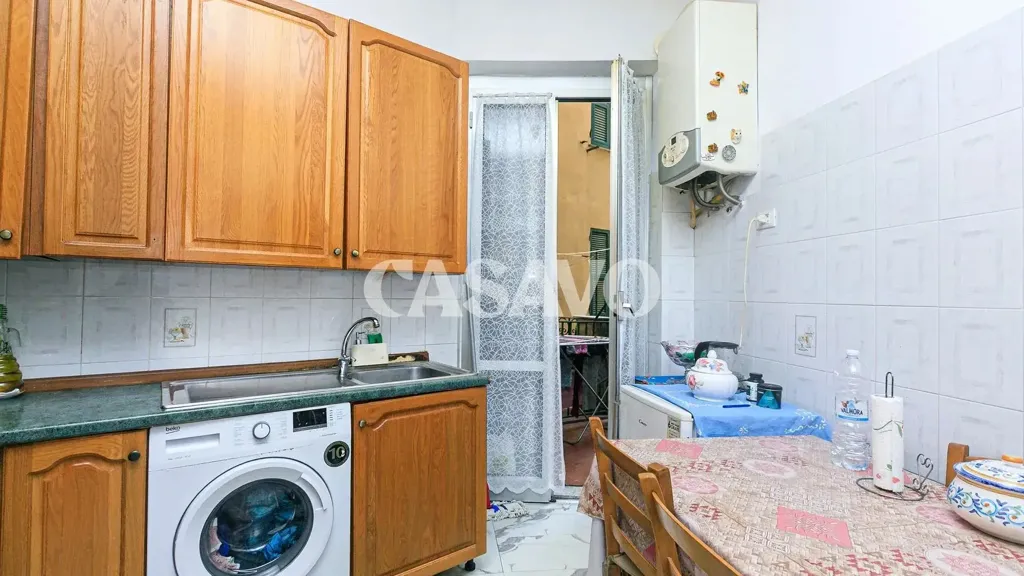 Cuisine - Fully Rented Flat with Garden in Genoa