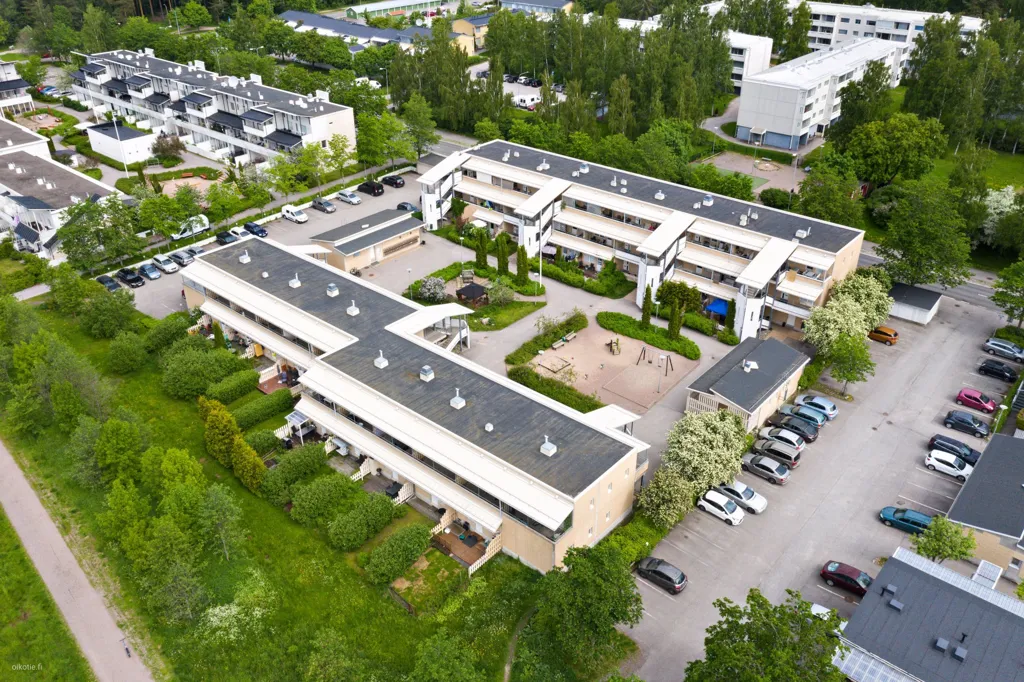 Vue aérienne - Apartment with Private Sauna in Simonkylä