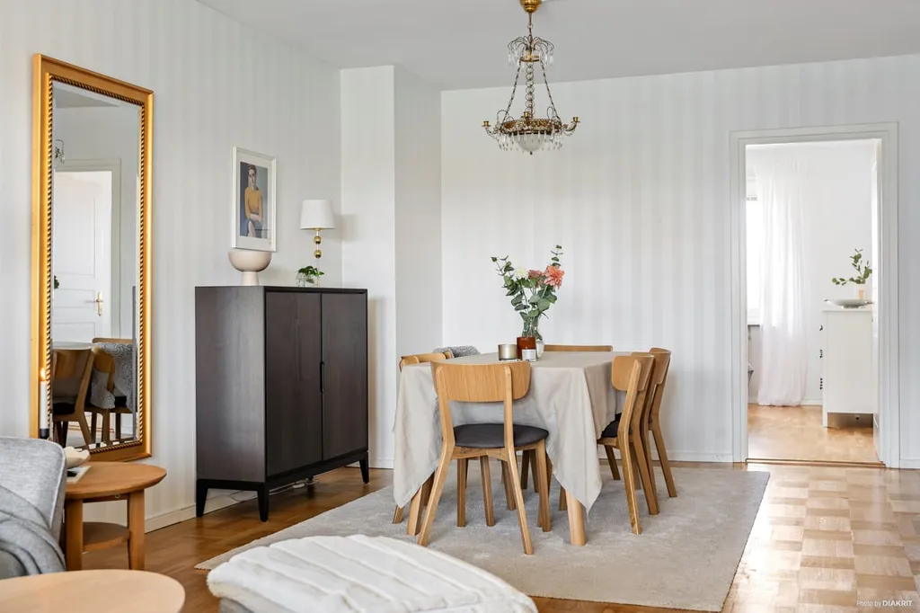 Söögituba - Apartment with Glass Balcony in Karlstad