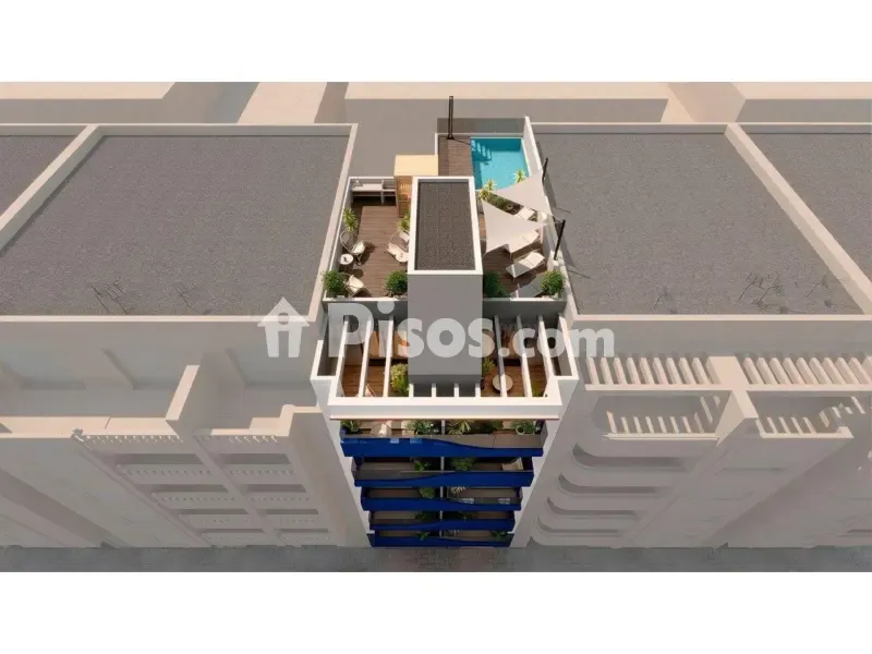 Aerial - New Apartment with Pool in Playa Acequion