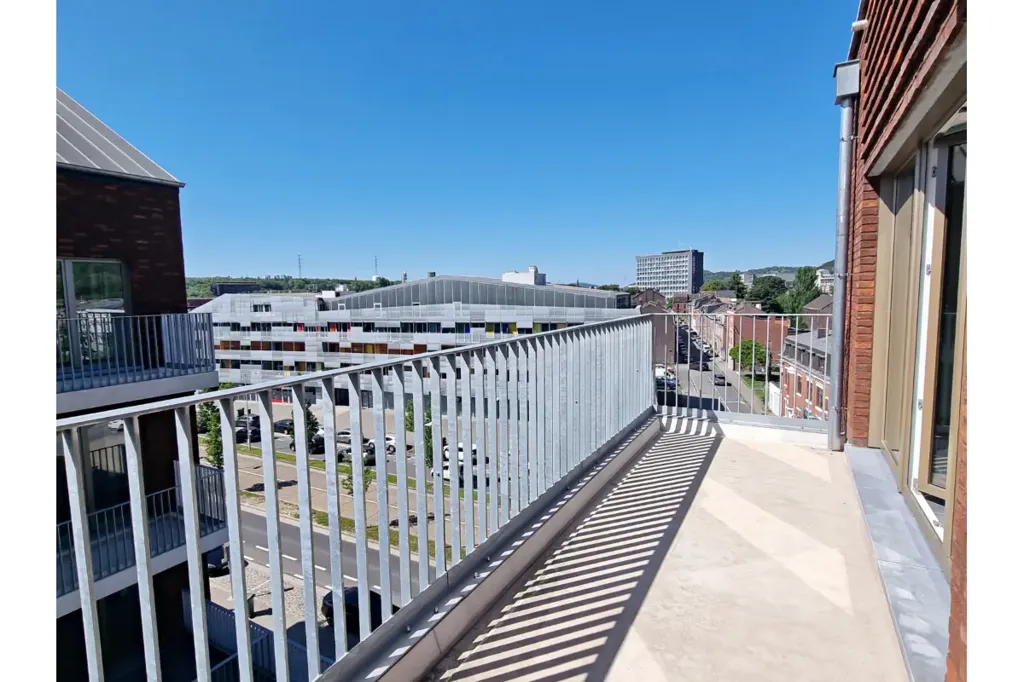 Balcony - New 2-Bed Apartment with Terrace in Seraing
