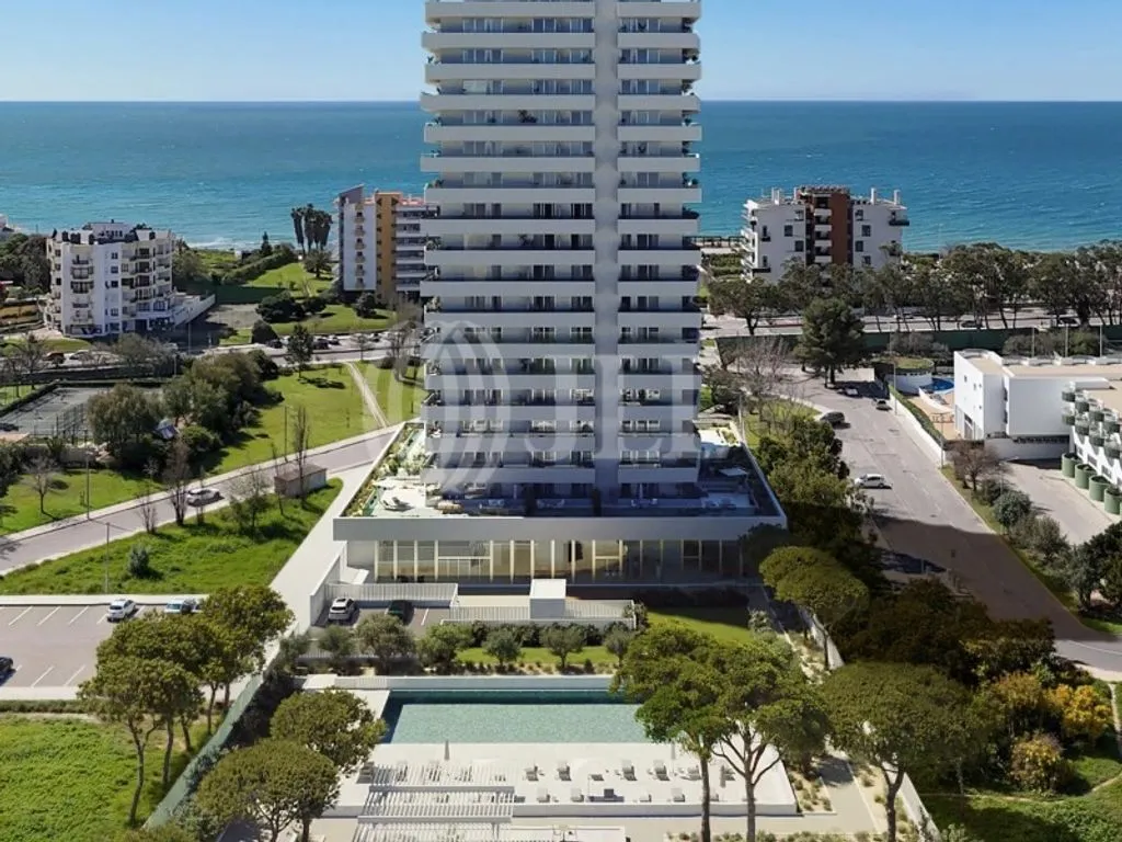 Vue aérienne - New 1-Bed Flat with Pool in Portimão