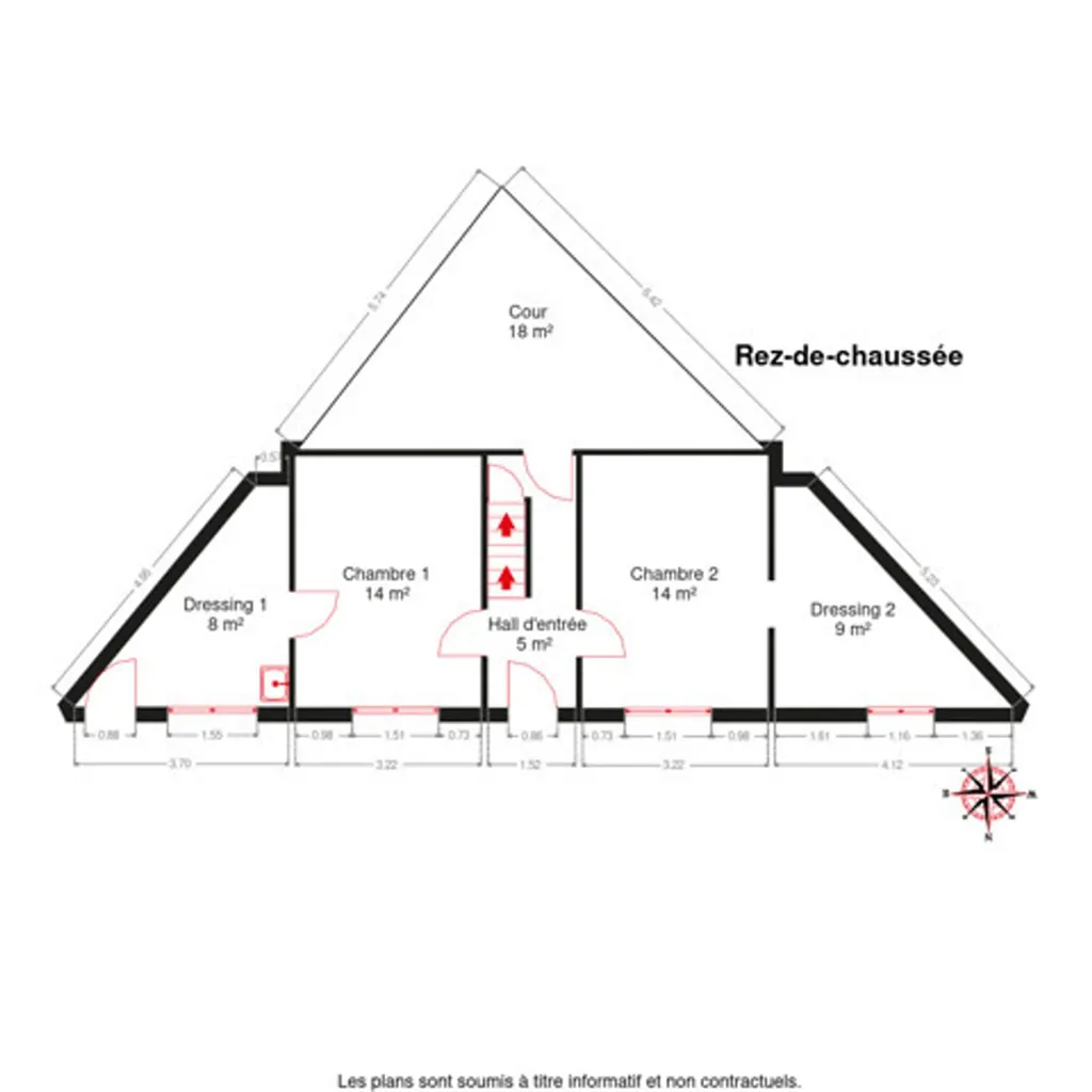 Plan - Maison à Rénover avec Terrasse à Grivegnée