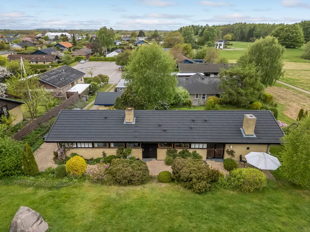 Vue aérienne - Fenced Villa in Hillerød
