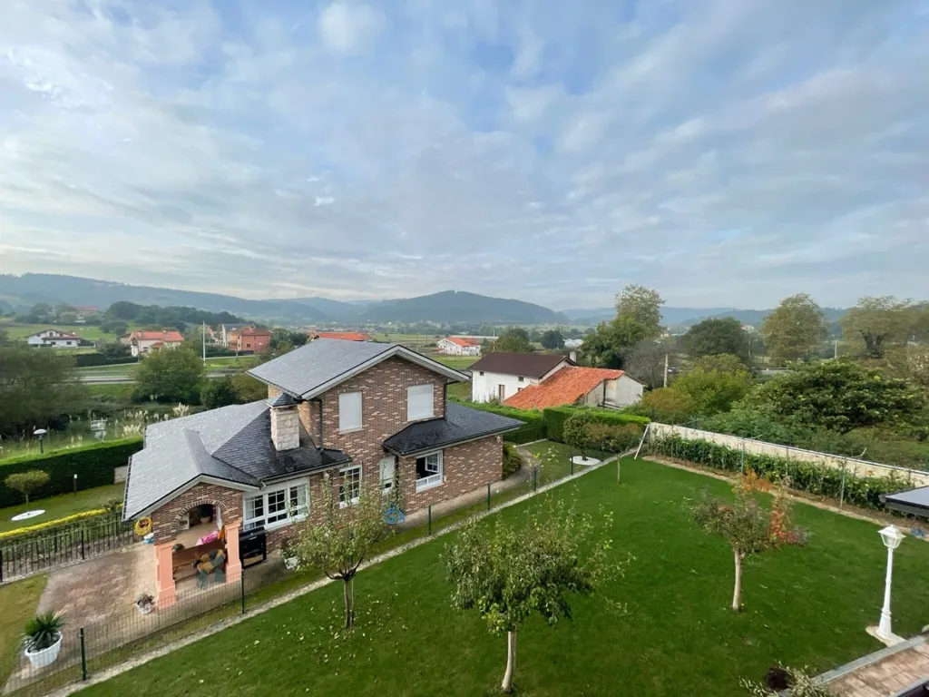 Aerial - Chalet with Large Garden in Barcena de Cicero