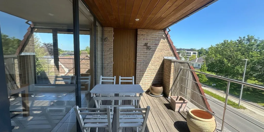 Balcon - Appartement Meublé avec Terrasses à Evergem